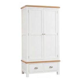 Hampshire Painted Double Robe with 2 Drawers