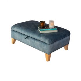 Alstons Portland Legged Ottoman From